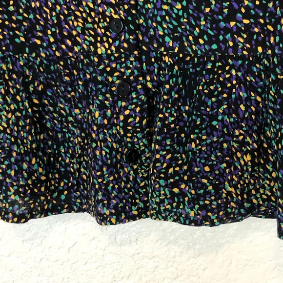 ba&sh Black Multicolor Blouse - Picture 3 of 11
